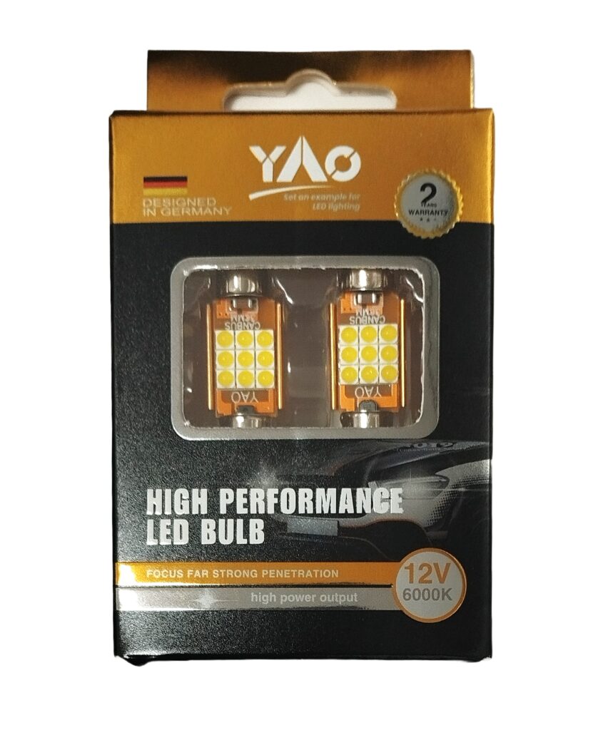 Led Λάμπες Σωληνωτές C5W YAOC5W1